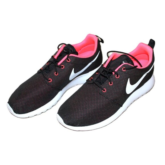 nib NIKE Original Edition (2014) Roshe Run in Black/White Hyper-Punch - Size 12 - Picture 5 of 14